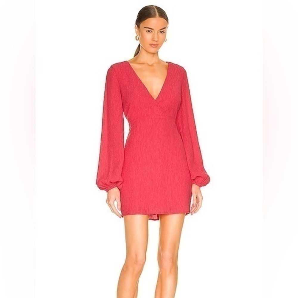 House of Harlow X REVOLVE Vero Mini Dress in Bright Pink Size XXS